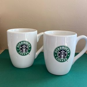 Two Starbucks Mugs